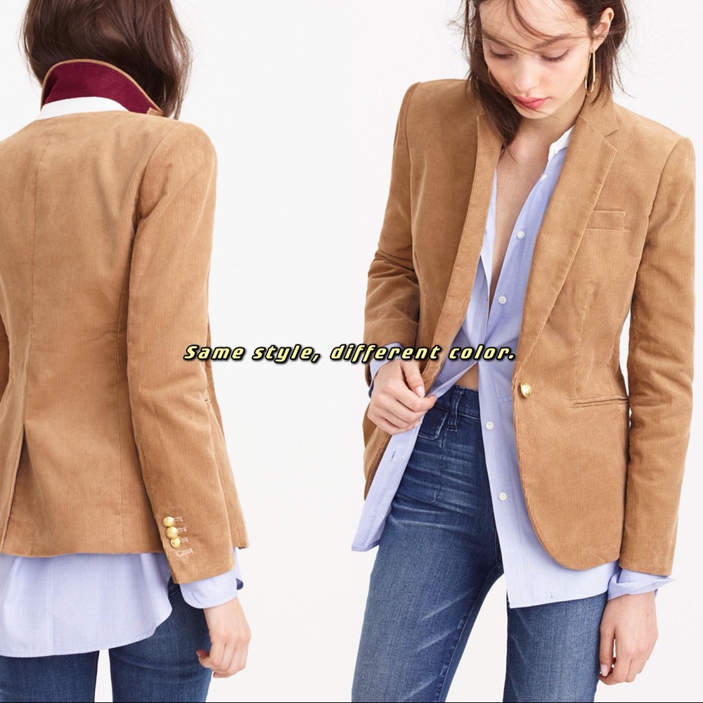 ๐ฎ J. Crew Campbell 100% Cotton Corduroy Blazer - Picture 9 of 12
